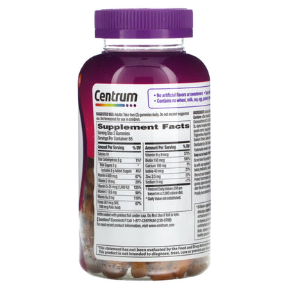 Centrum Woman Multivitamin (170 Gummies) - 3 Months Supply - RX Supplements