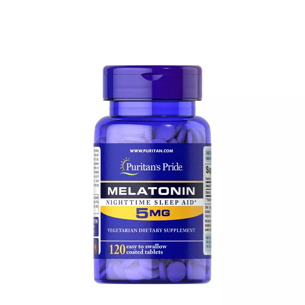 Puritan's Pride Melatonin 5 mg (120 Tablets) - RX Supplements